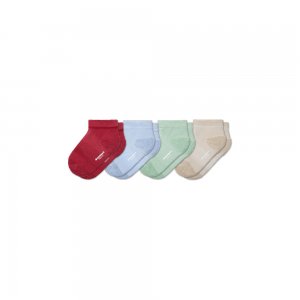 Bombas Toddler Lightweight Terry Ankle Sock 4-Pack