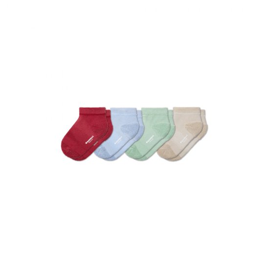 Bombas Toddler Lightweight Terry Ankle Sock 4-Pack