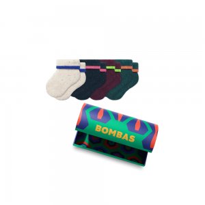 Bombas Baby Winter Sock 4-Pack Gift Box (0-6 Months)