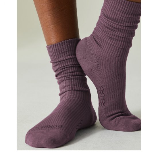 Bombas Women\'s Modern Rib Calf Socks