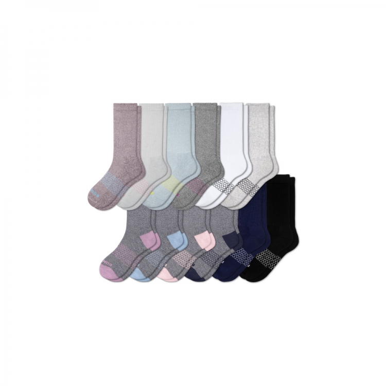 Bombas Women's Calf Sock 12-Pack - Click Image to Close