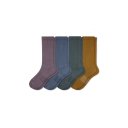 Bombas Women's Modern Rib Calf Sock 4-Pack