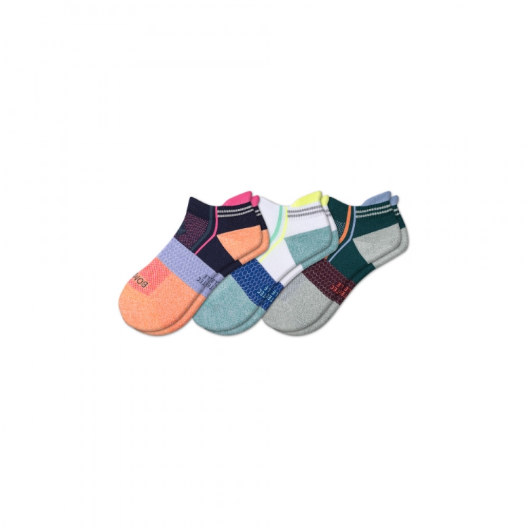 Bombas Women's Cycling Ankle Sock 3-Pack - Click Image to Close