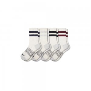 Bombas Men's Vintage Stripes Half Calf Socks 4-Pack