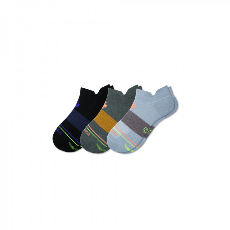 Bombas Women's Merino Wool Blend Athletic Ankle Sock 3-Pack - Click Image to Close