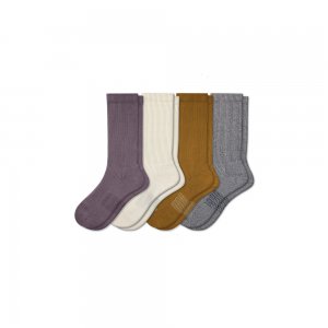 Bombas Men's Modern Rib Calf Sock 4-Pack