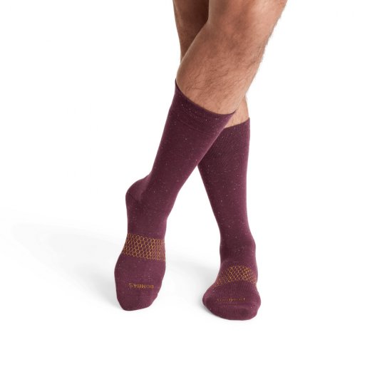 Bombas Men\'s Dress Calf Sock 4-Pack Gift Box