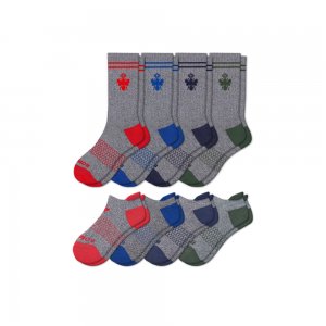 Bombas Men's Calf & Ankle Sock 8-Pack