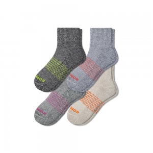 Bombas Men's Quarter Sock 4-Pack