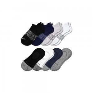 Bombas Women's Ankle & Cushioned No Show Sock 8-Pack