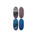 Bombas Men's Patterned Gripper Slipper - Double Cushion 2-Pack