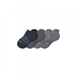 Bombas Youth Marl Ankle Sock 4-Pack