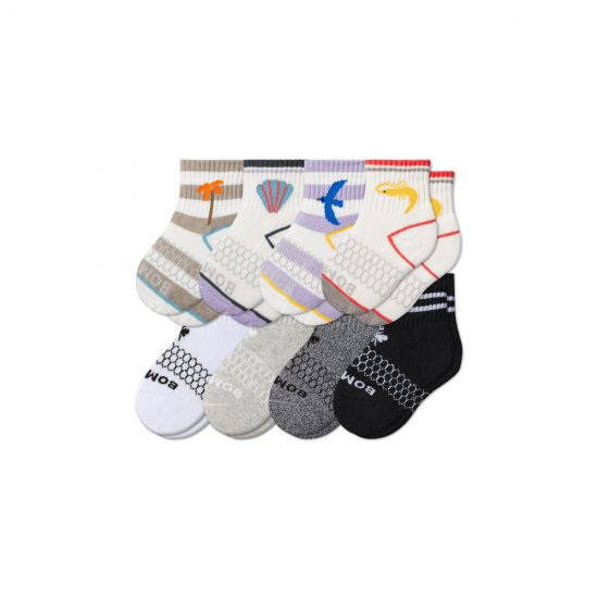 Bombas Toddler Calf Sock 8-Pack