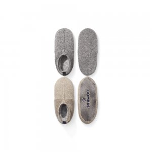 Bombas Men's Gripper Slipper - Double Cushion 2-Pack