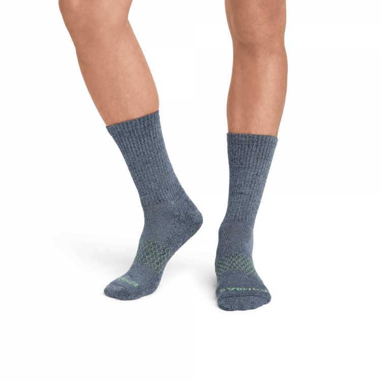 Bombas Men's Marl Calf Sock 4-Pack - Click Image to Close