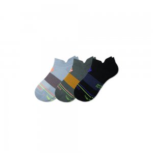 Bombas Men's Merino Wool Blend Athletic Ankle Sock 3-Pack