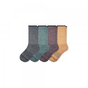 Bombas Men's Merino Wool Blend Calf Sock 4-Pack