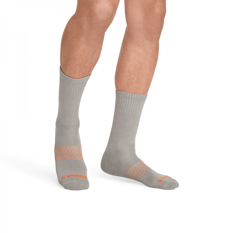 Bombas Men's Marl Calf Sock 4-Pack - Click Image to Close