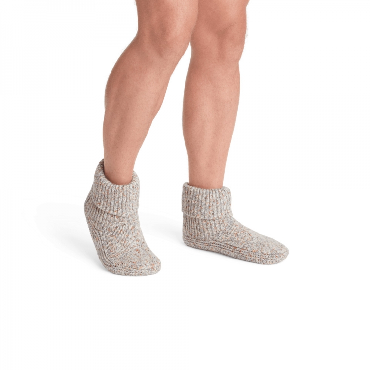 Bombas Men's Gripper Slipper Bootie - Sherpa-Lined - Click Image to Close