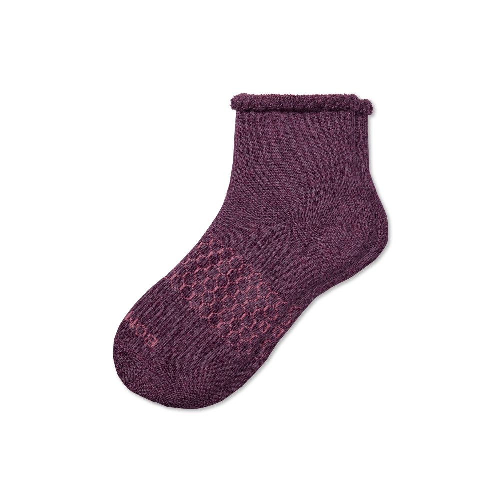 Bombas Men's Merino Wool Blend Roll-Top House Socks