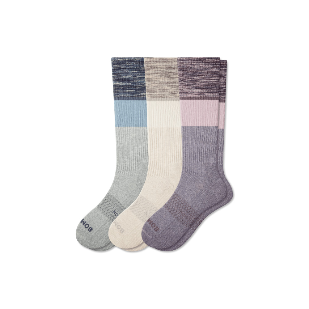 Bombas Women's Everyday Compression Sock 3-Pack (15-20mmHg)