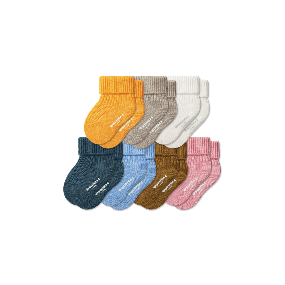 Bombas Baby Week of Bombas Sock 7-Pack (0-6 Months)