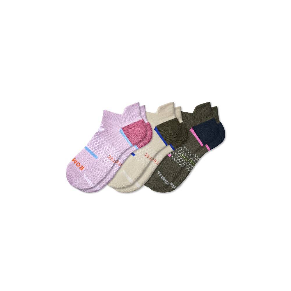 Bombas Women's All-Purpose Performance Ankle Sock 3-Pack