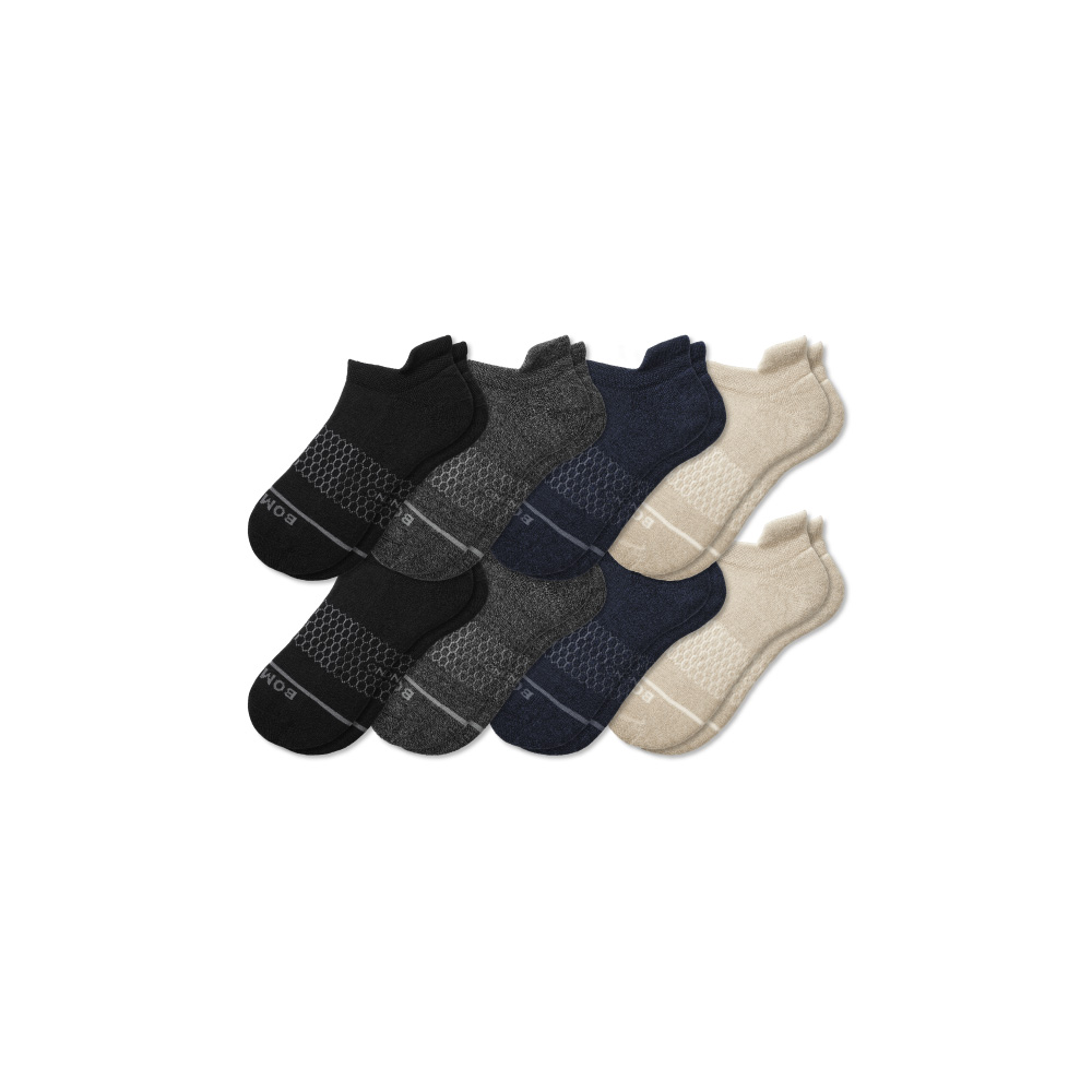 Bombas Men's Merino Wool Blend Ankle Sock 8-Pack