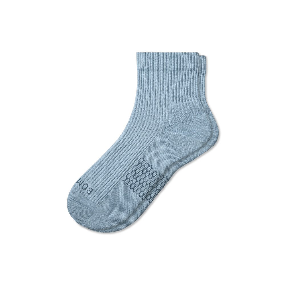 Bombas Women's Modern Rib Quarter Socks